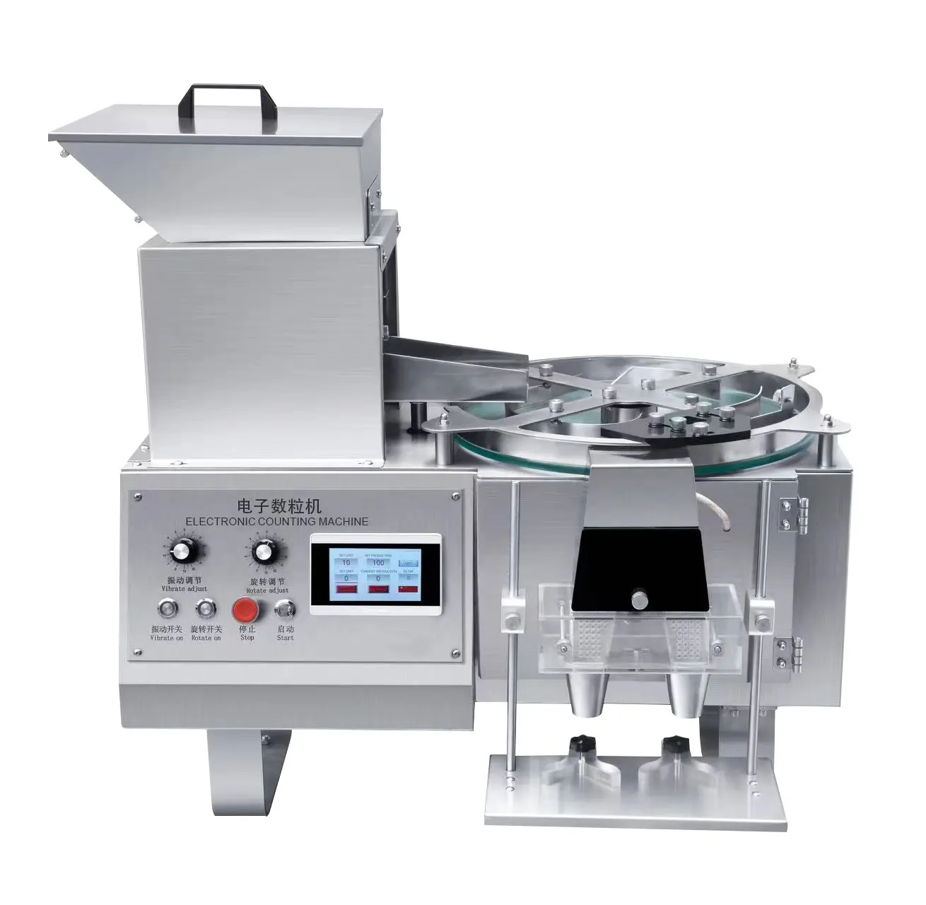 D-Top Parts Semi-Automatic Tablet and Capsule Bottle Counter Counting