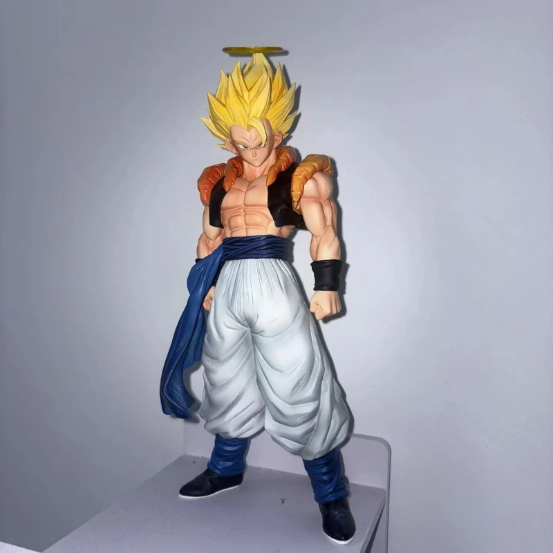 

30cm Saiyan Double King Gogeta Infinite Super Three Goku 2.0 Desktop Ornament Statue Anime Figure Wholesale Fans