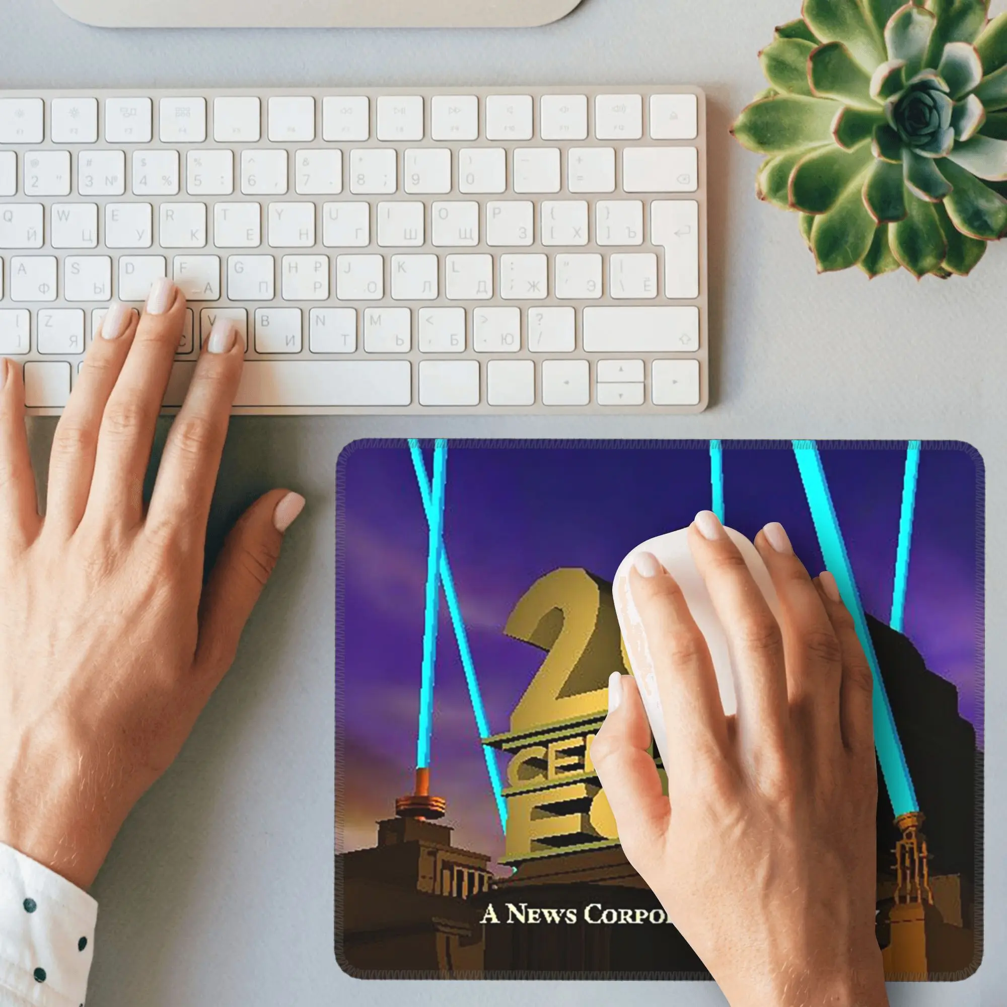 20世紀フォックスマウスパッドコンピュータキーボードマウスマットゲーマーPCラップトップデスクマットオフィスアクセサリーテーブルマット