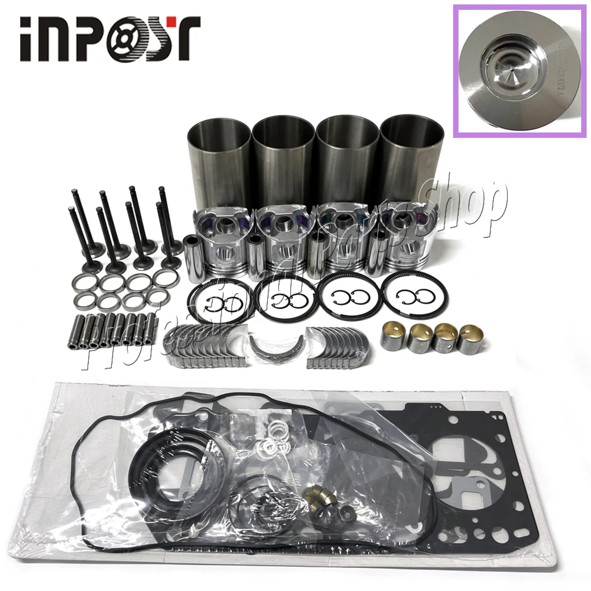 

New Overhaul Rebuild Kit for Yanmar 4TNE84MT-EK Engine