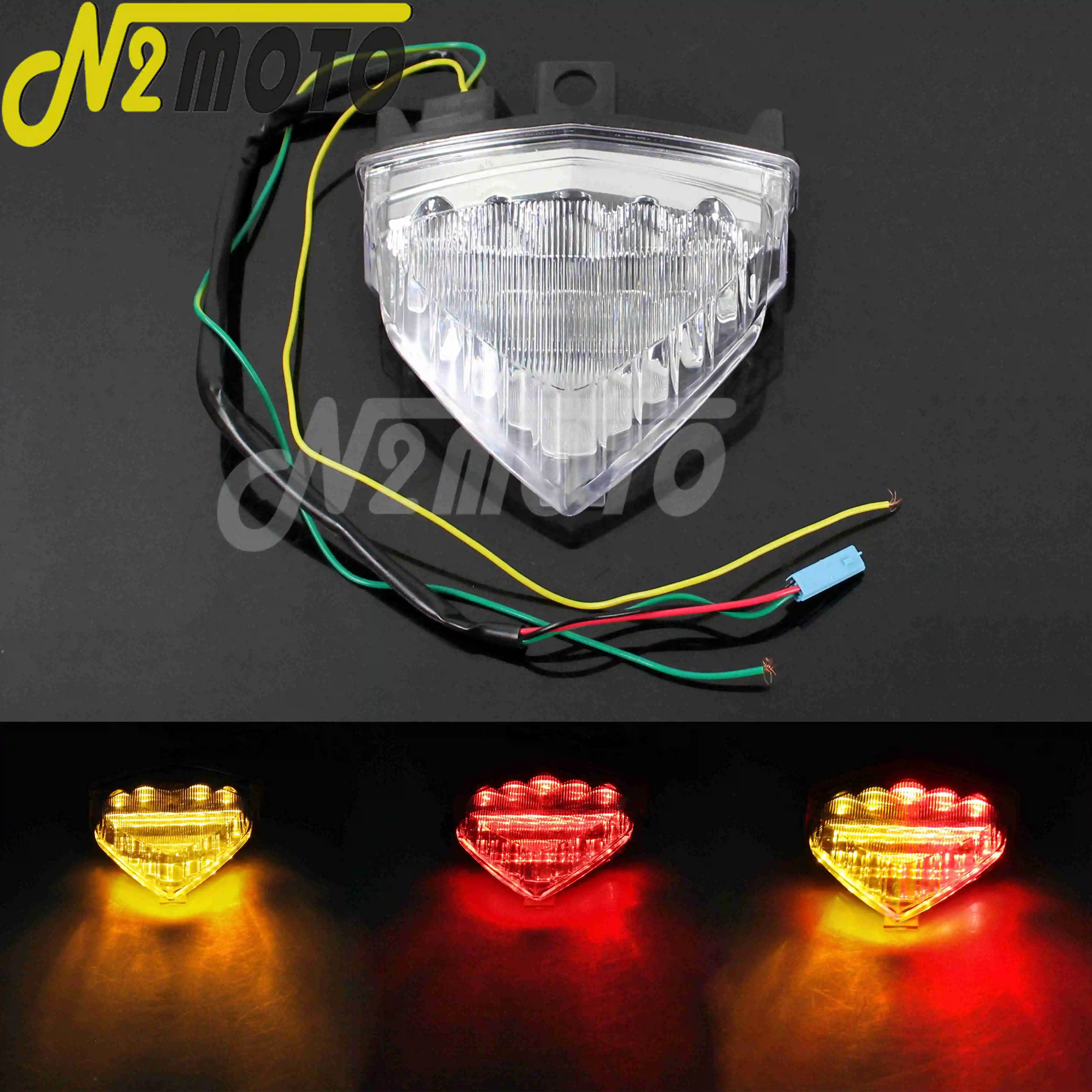 Motorcycle LED Taillight Rear Brake Lamp For Honda CB1000R 08-2016 CB600F Hornet 07-2014 CBR600F 11-14 Turn Signals Light