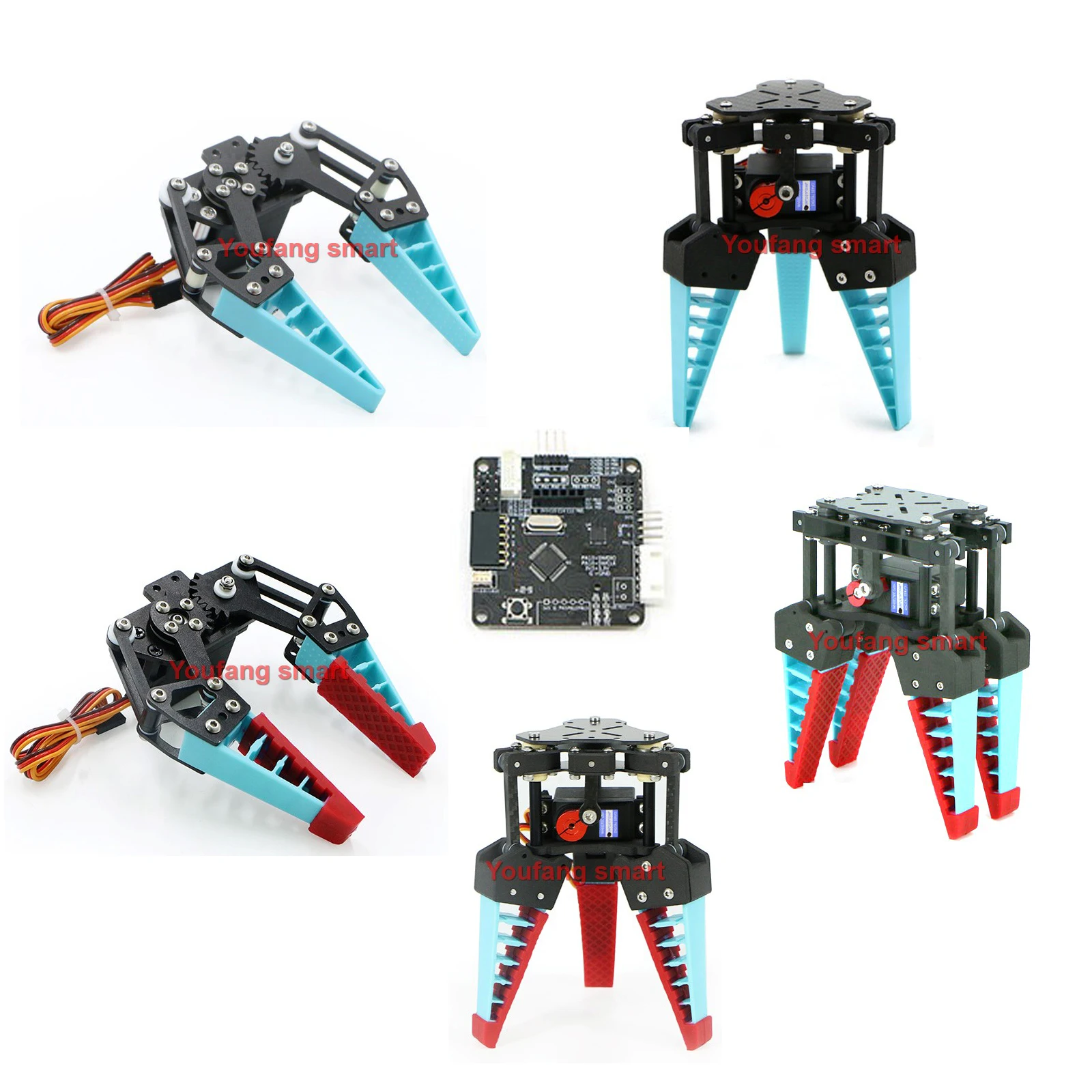 0,5-1,2 kg Last Servo flexibler Roboter Klauen motor bionic flexible mechanische Klaue 2/Finger für Roboterarm Industrie greifer