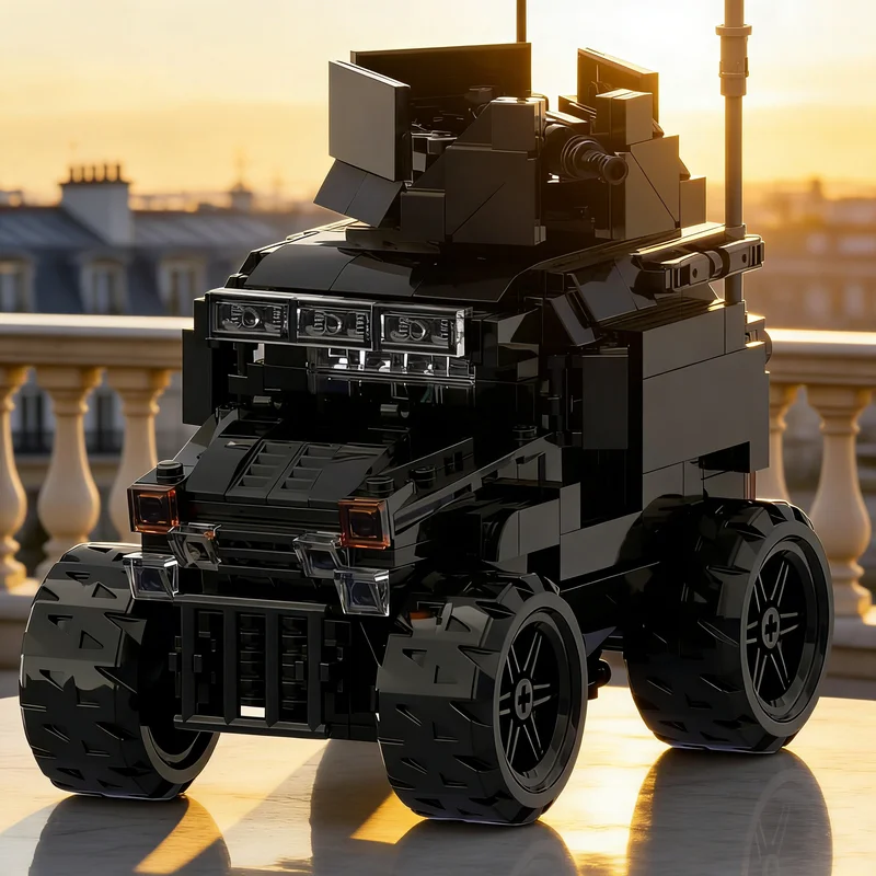 

Набор для сборки модели автомобиля MOC «Носорог», 481 деталь, конструктор, развивающая игрушка, креативный подарок для детей на Рождество