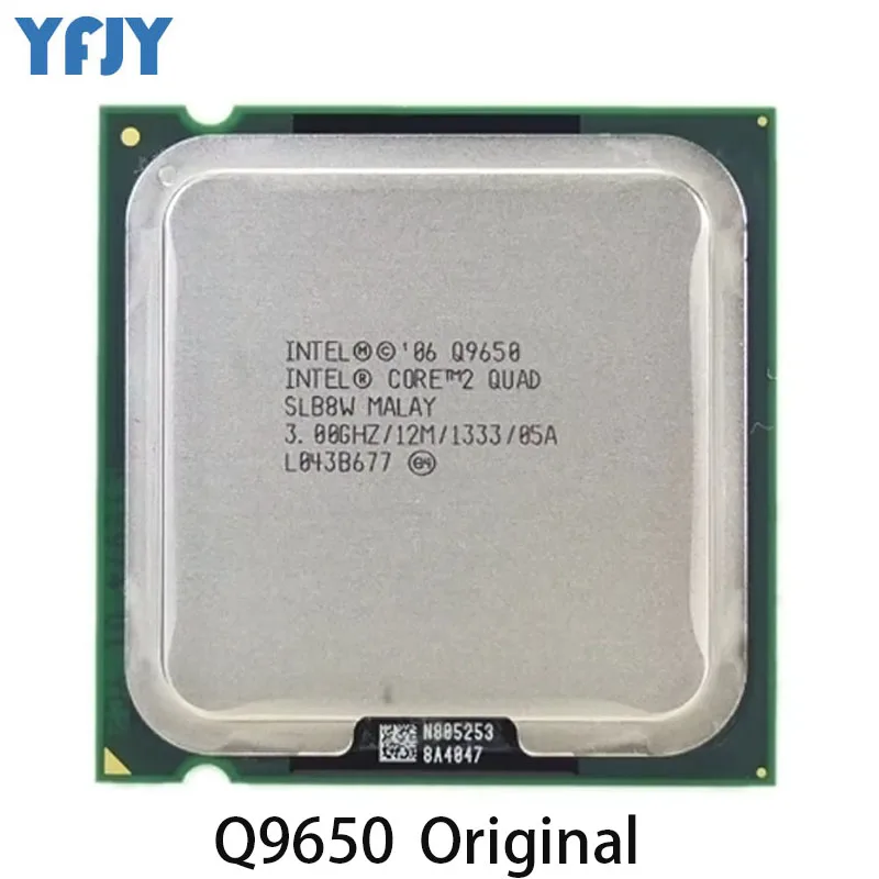 Original Intel Core 2 Quad Q9650 3.0GHz LGA 775 cpu processor  1 year warranty