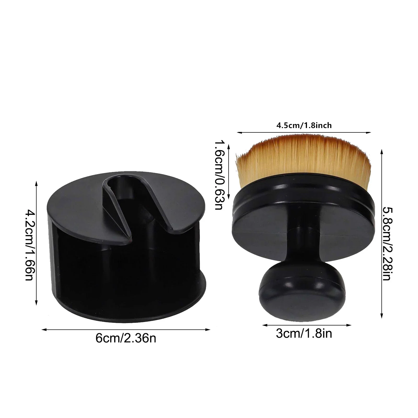 Car Tire Shine Applicator Tire Shine Brush With Stand For Auto Detailing Cleaner Car Wash Brush Wheel Tire Brush 1pcs