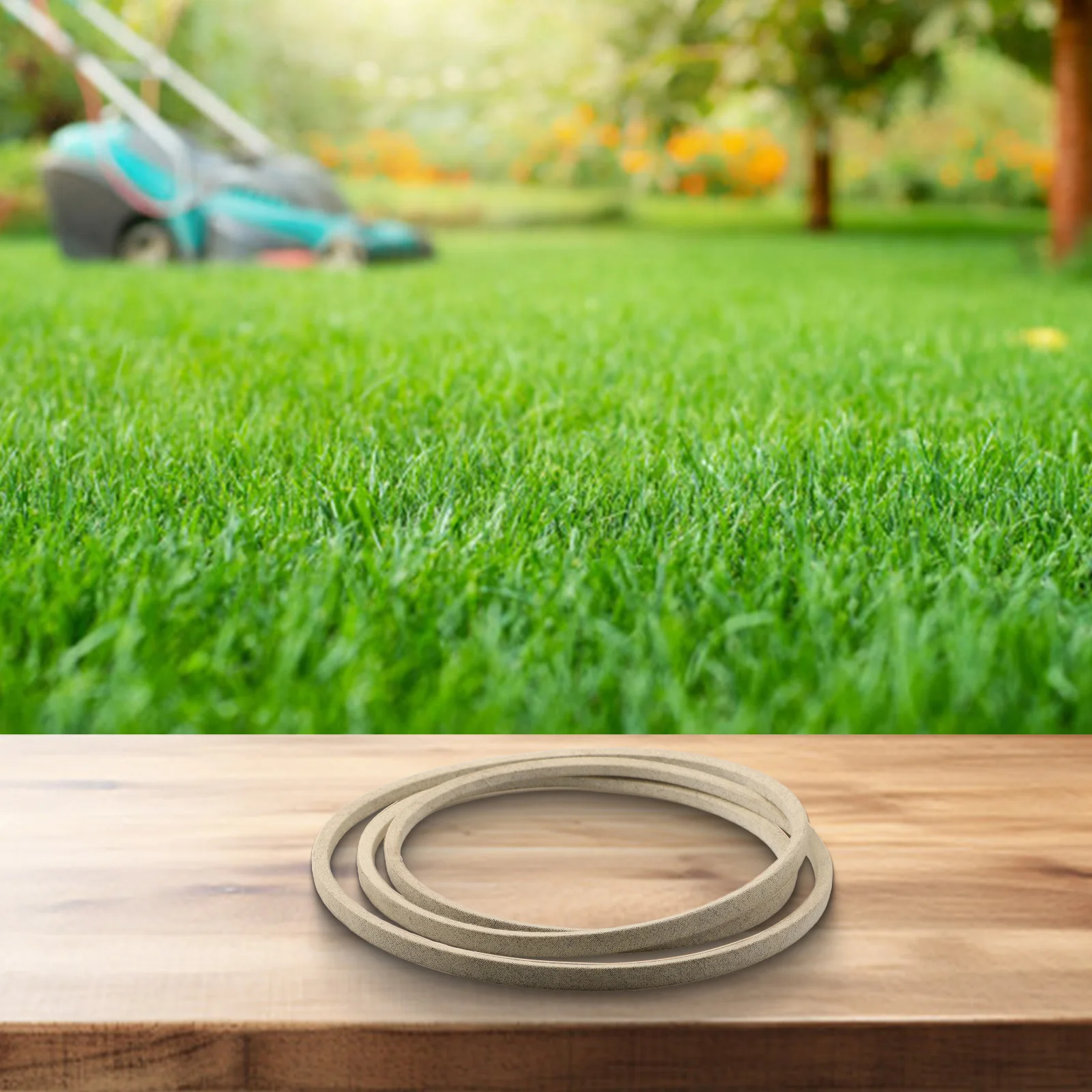 

Garden Equipment Repair 101.4L X 0.5W Mower Deck Belt Lawn Mower Belt Excellent Adhesion Resistance To Belt Turnover