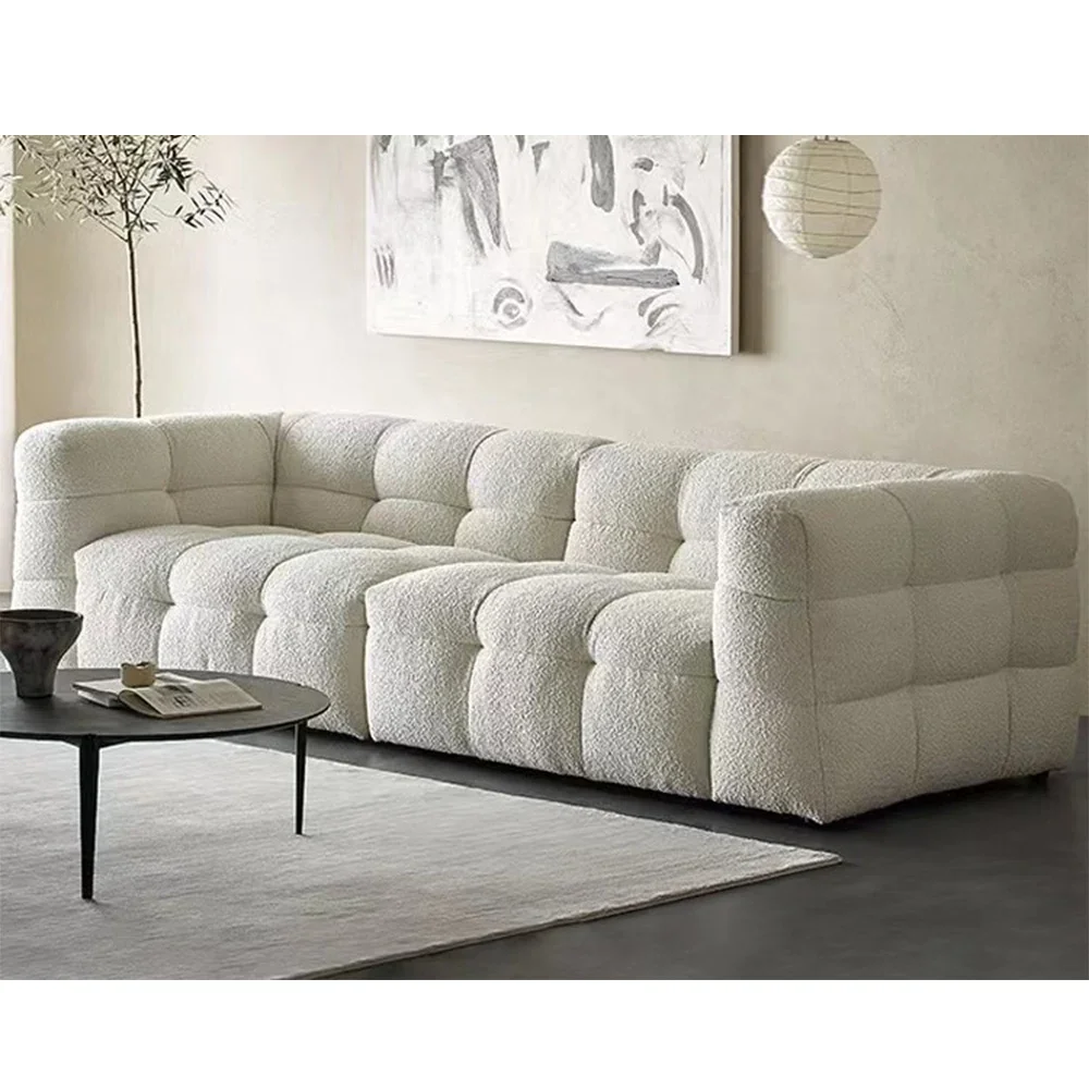 Living Room Corduroy Modular Sectional Compress Sofa In Box Vacuum Compression Sofa Vacuum Compressed Sofa