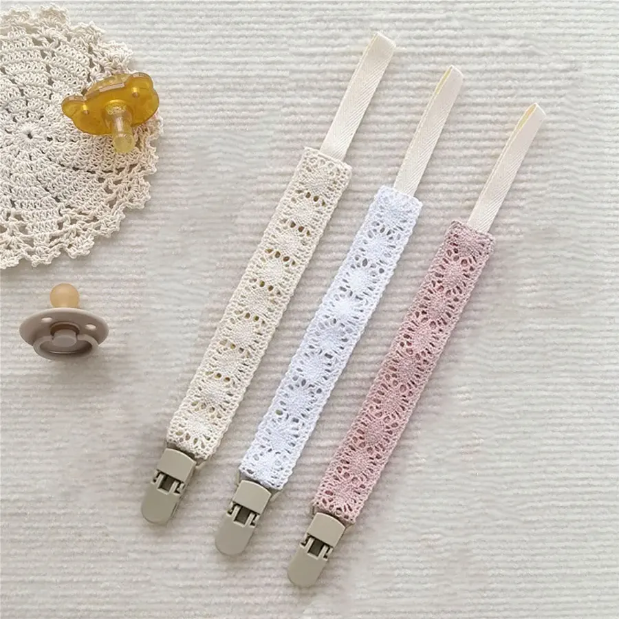 Lace Baby Pacifier Chain Pacifier Clip Anti Drop Chain Anti Loss Rope Strap Baby Toy Anti Loss Lace Hanging Rope