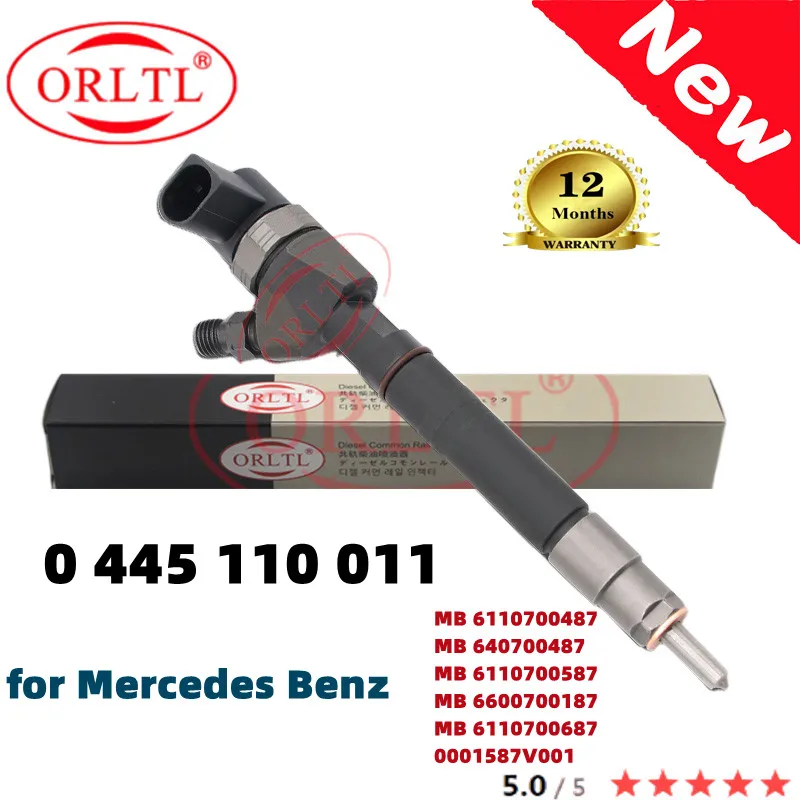 

Common Rail Injector 0445110011 6110700587 0 445 110 011 A6110700587 A611070058738 6600700187 For Mercedes Benz