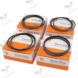 4D56 Piston Ring 91.1mm 4-cylinder For Mitsubishi Forklifts Engine Parts 91.1*2.5+2+4 MD050395