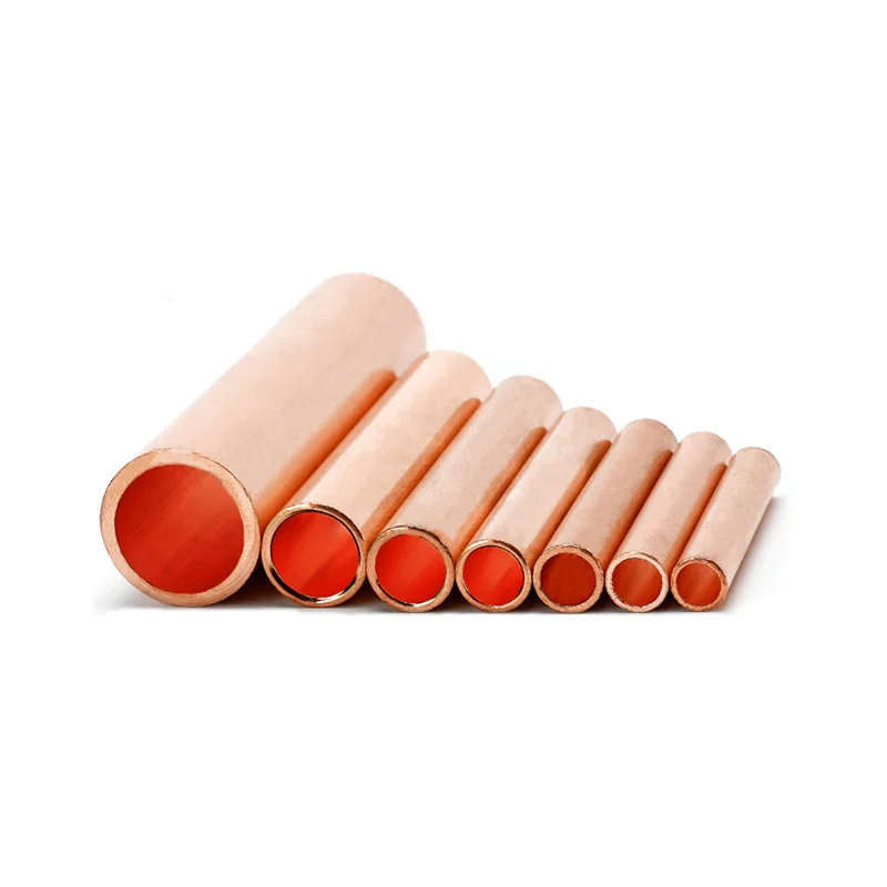 100PCS GT Copper Connecting Pipe Wire Joint Small Copper Tube Small Copper Tube Copper Connection Tube Wire Connector