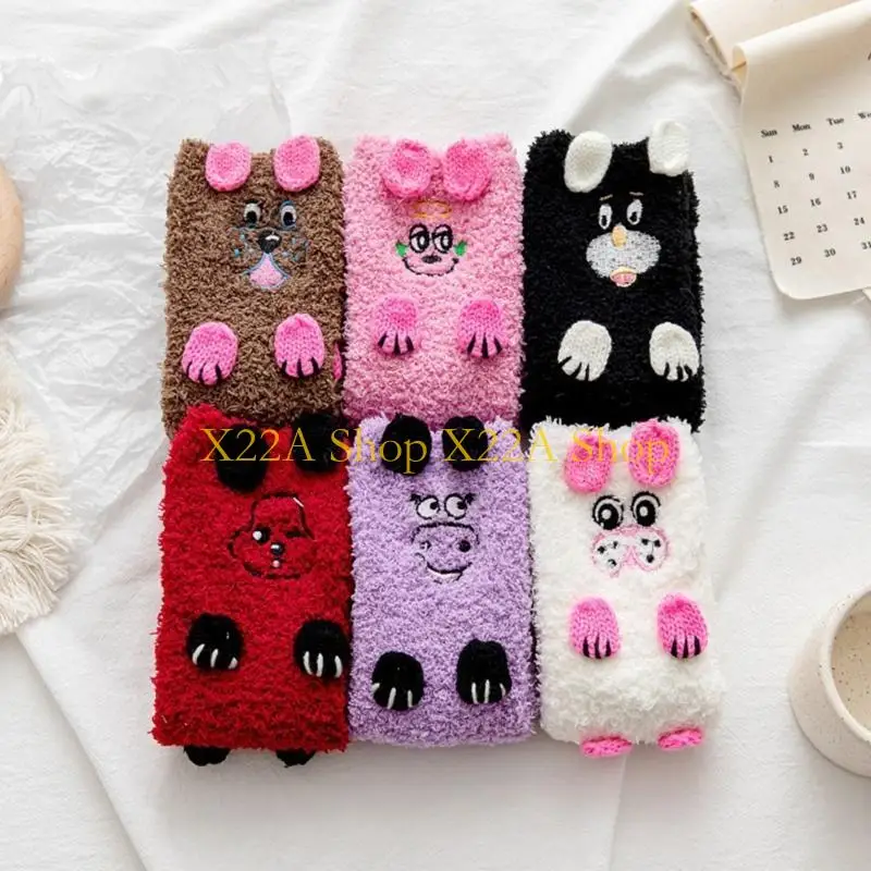 Donne uniche Coral Fuzzy Calzini Scilla