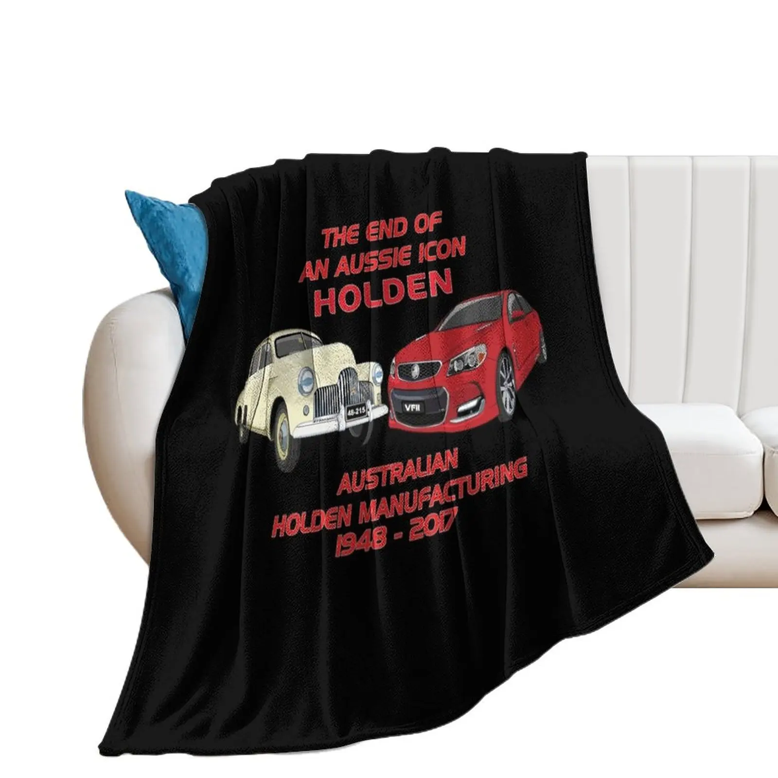 

The End Of Australian Car Manufacturing Throw Blanket Designers Stuffeds Blankets