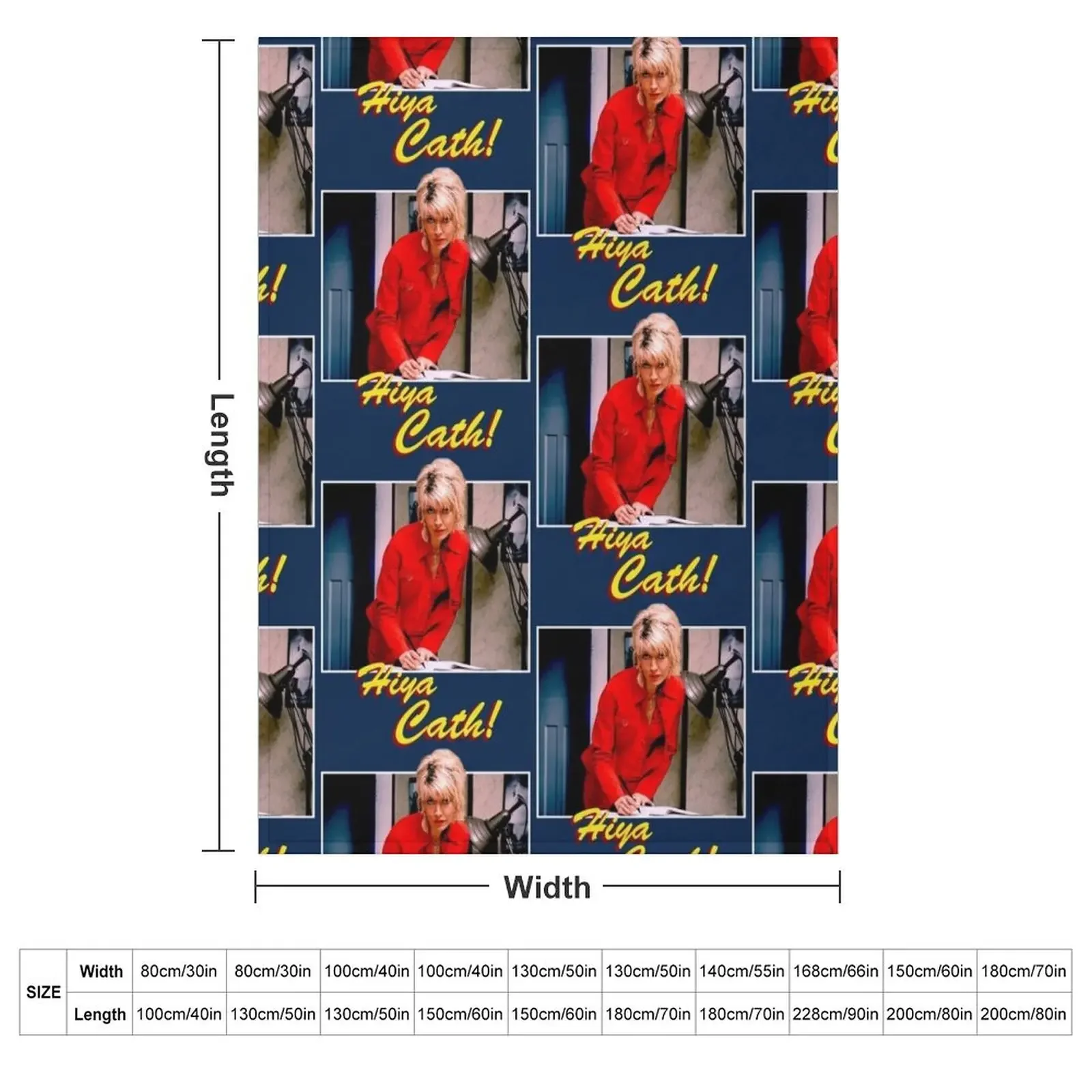 Hiya Cath!_quot_ Nighty Night - Jill Tyrell Julia Davis Vintage Throw Blanket Moving Thermals For Travel Hairy Blankets