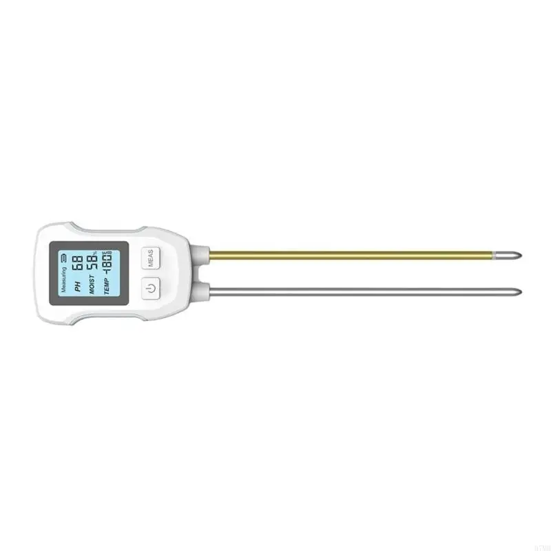 

37MB Digital Soil Tester Acidity/Moisture/Temperature 3.0-9 Acidity Meter Heat-resistant Metal