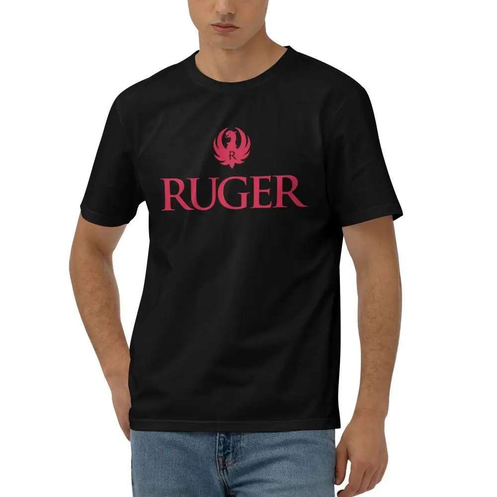 NEW Ruger Fashion T Shirt Printed Cotton Men's T-Shirt Men Tops Funny Short Sleeve Tee