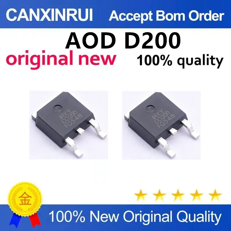 (5pcs-100pcs)Brand new original patch AOD2210 D2210 18A/200V N-channel field-effect MOS transistor TO-252