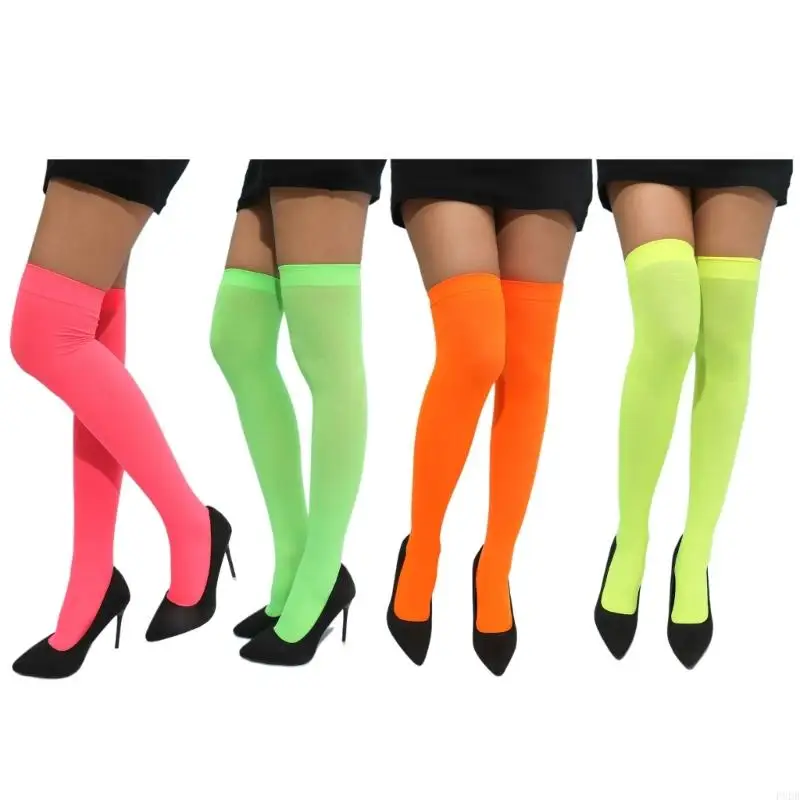 

P8DB High Stockings Women Seamless Stockings Large Elastic Hosiery Pant for Party