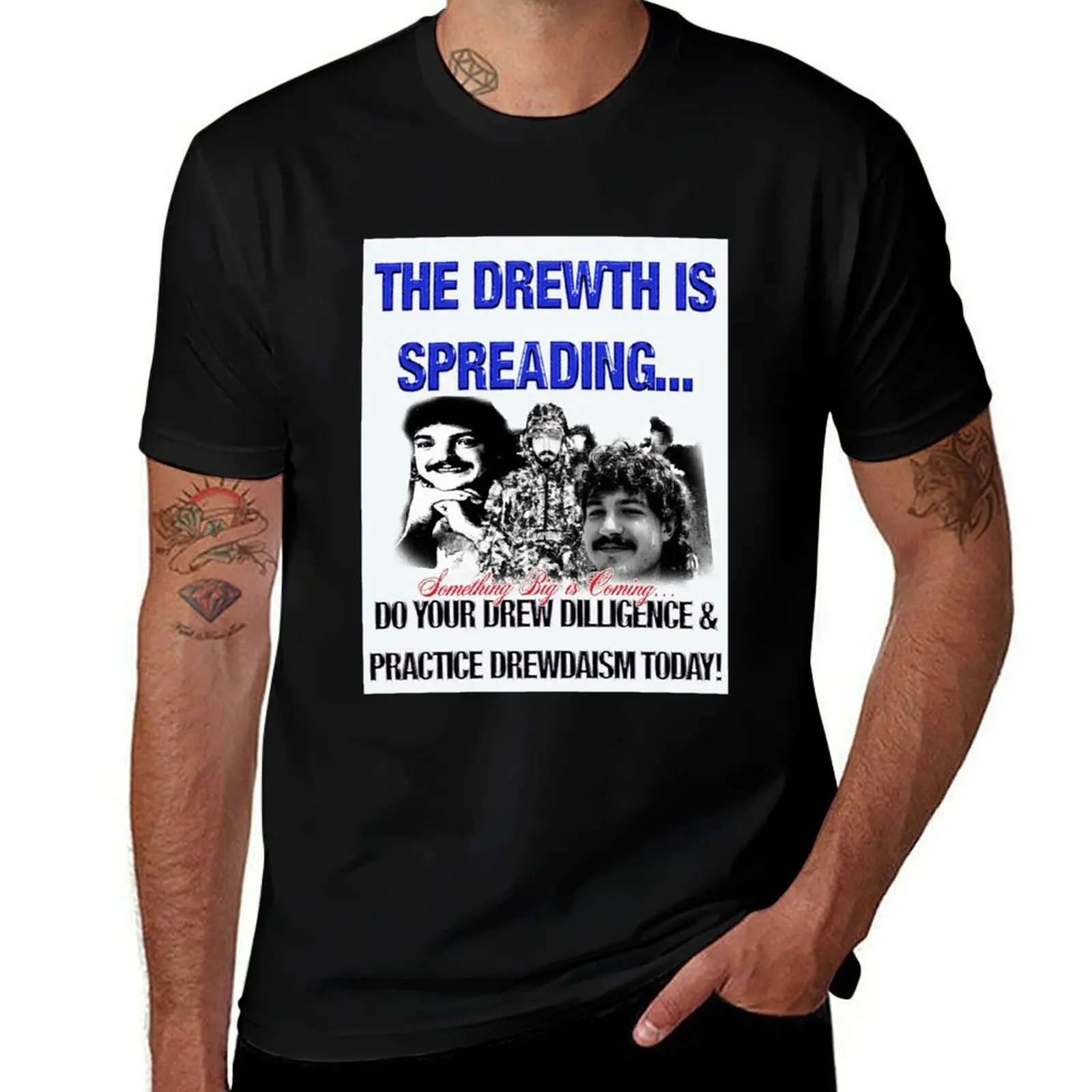 The Drewth is Spreading Emergency Intercom T-Shirt sports fans anime figures hippie clothes mens clothing