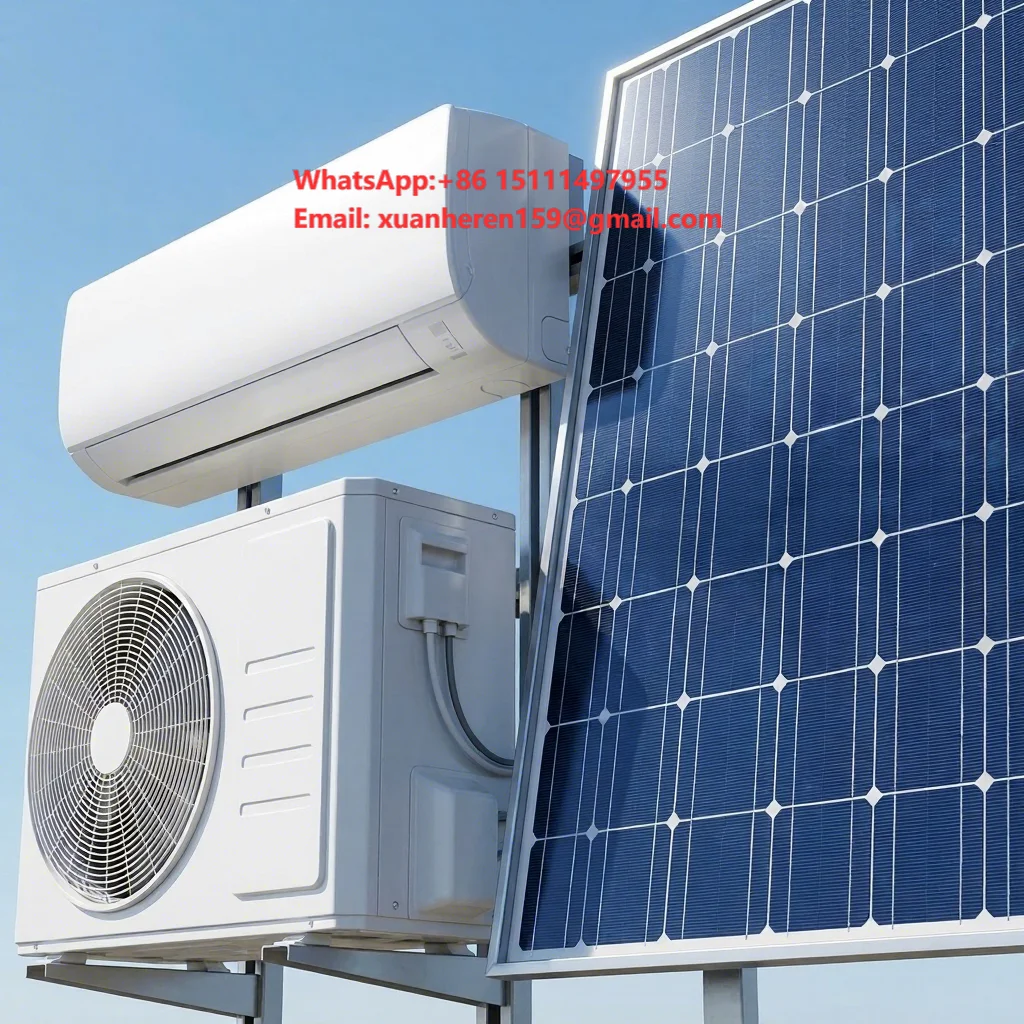 Hot Sale 9000BTU  12000BTU 18000BTU 100% DC Solar Air Conditioner Off Grid Solar Powered Split AC for Small Room Cooling