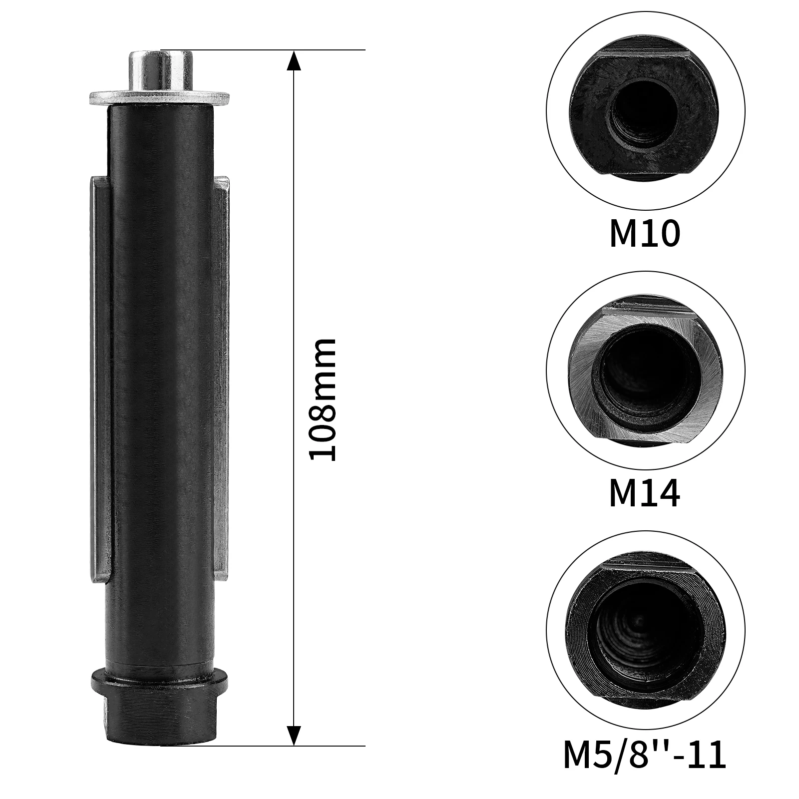 Multifunctional Angle Grinder Polisher Connection Rod Protection Cover Handle for 100*19mm Drum Polishing Wheel