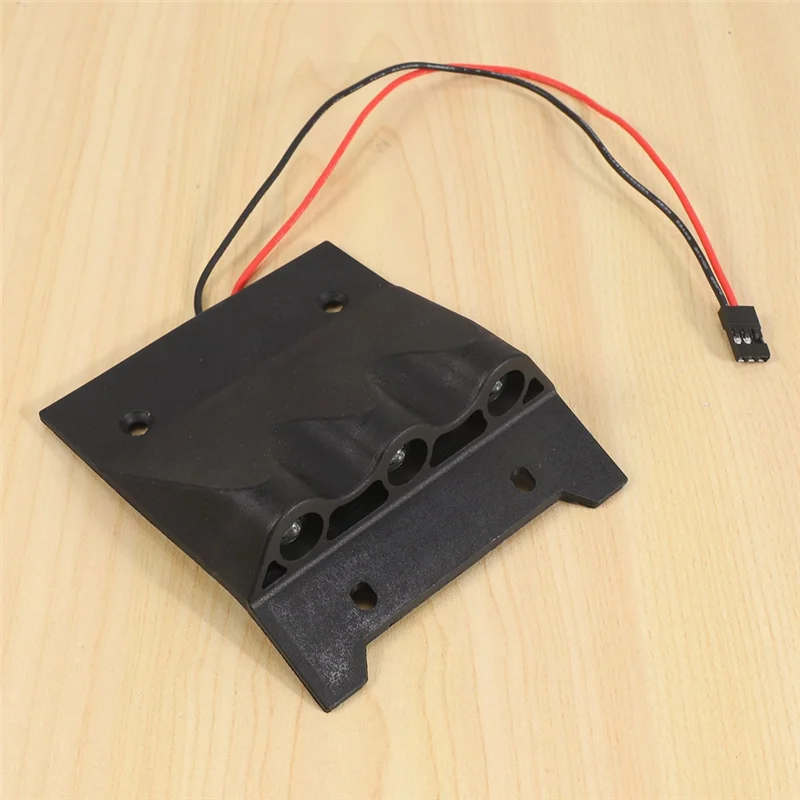 Garniture de plaque de toit en plastique A04F-2X avec jeu de lumière LED adapté aux pièces de voiture RC 1/5 HPI ROFUN ROVAN KM BAJA 5B 5T 5SC