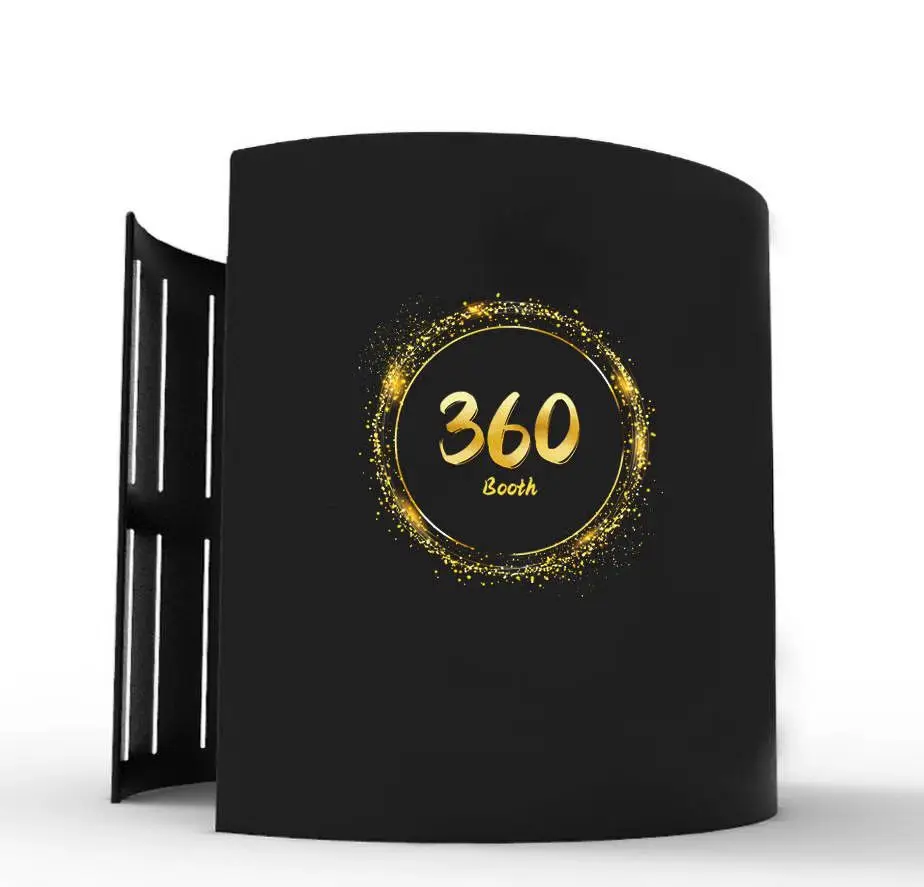 

Video 360 Photo Booth Enclosure Backdrop Stand Photobooth Background Green Screen Back Drops for 360 Photo Shoot Events