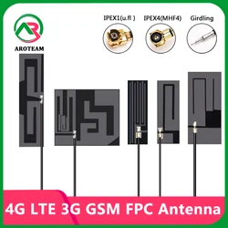 10PCS Wide Band Built-in 4G LTE 3G GSM FPC Patch Flexible WiFi Antenna High Gain 7dbi Internal PCB Board IPEX1 IPEX4 U.fl MHF4