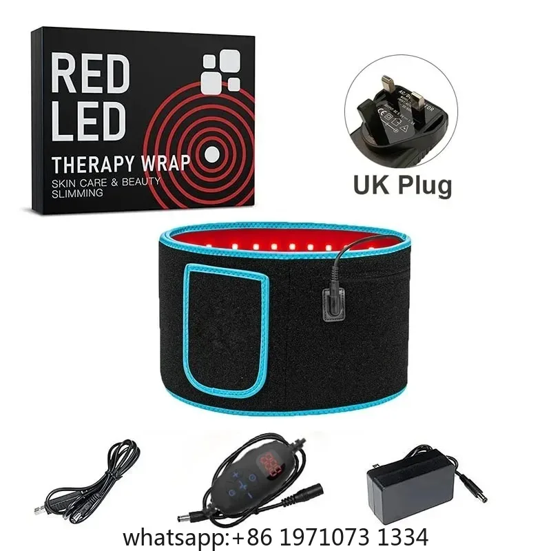 Infrared Light Therapy Belt 850nm 660nm Red Lamp Therapy LED For Back Pain Relief Burn Fat Slimming Waist RED Light Wrap Belt view 3