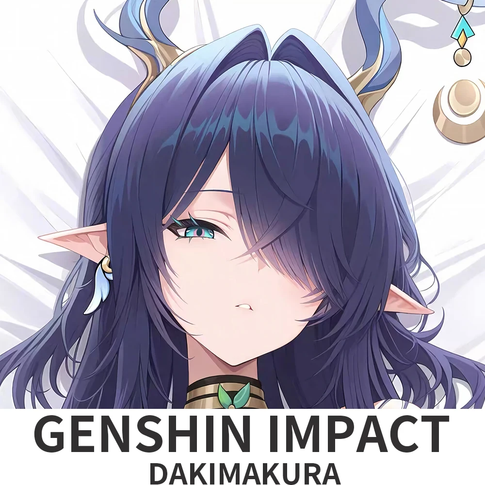 Dakimakura – taie d'oreiller, corps de câlin, Anime Genshin Impact Lauma, housse de coussin