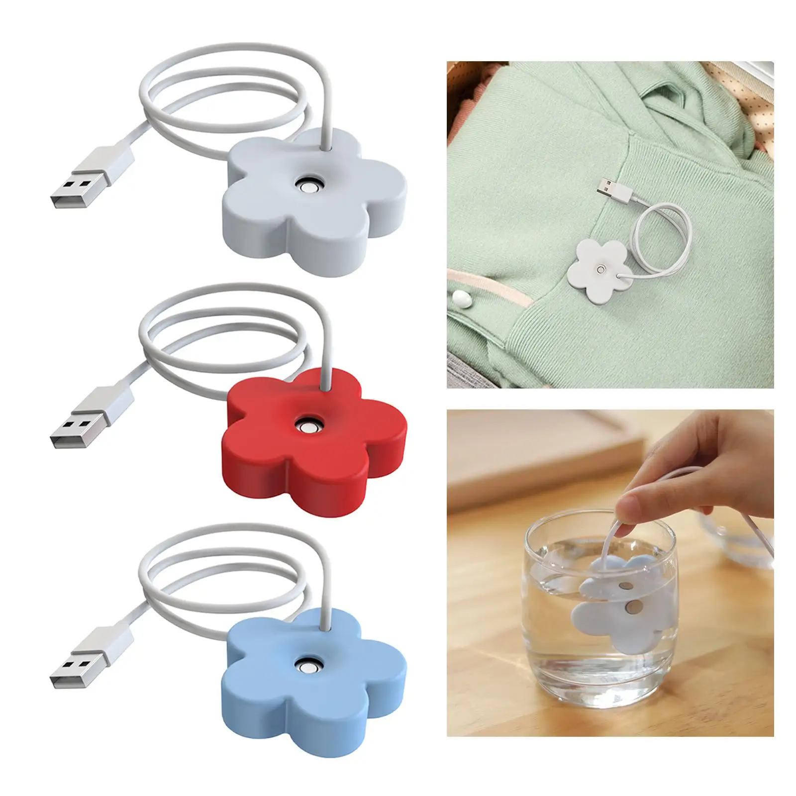 ポータブル空気加湿器 USB 静かなミストメーカーアロマディフューザー家の装飾オイルオフィス寝室清浄機