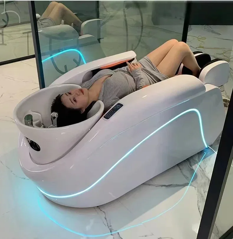 Fully Automatic Intelligent Massage Shampoo Bed Electric Elevating Bed