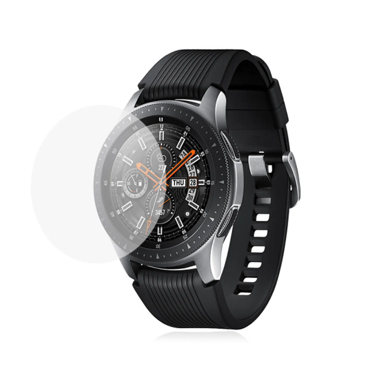 4Pcs Smartwatch Screen Protector Tempered Glass Film 0.26mm 9H Hardness Oleophobic Explosion-Proof Scratch-Proof for