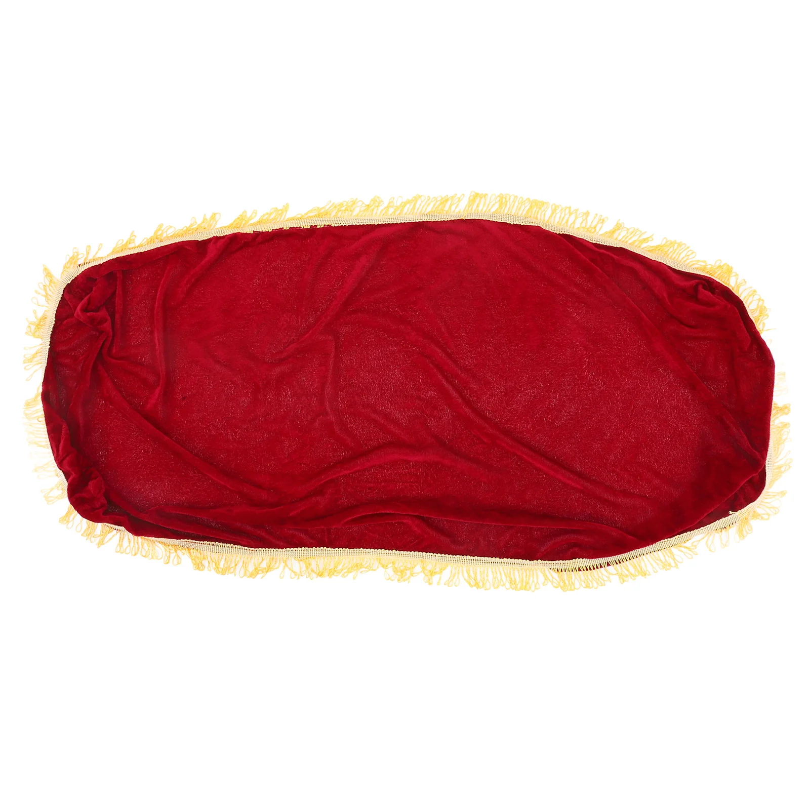 1PC 61 Key Electronic Piano Dust Cover with a Drawstring Protective for Piano Keyboard ( Red and Random Tassels Color)