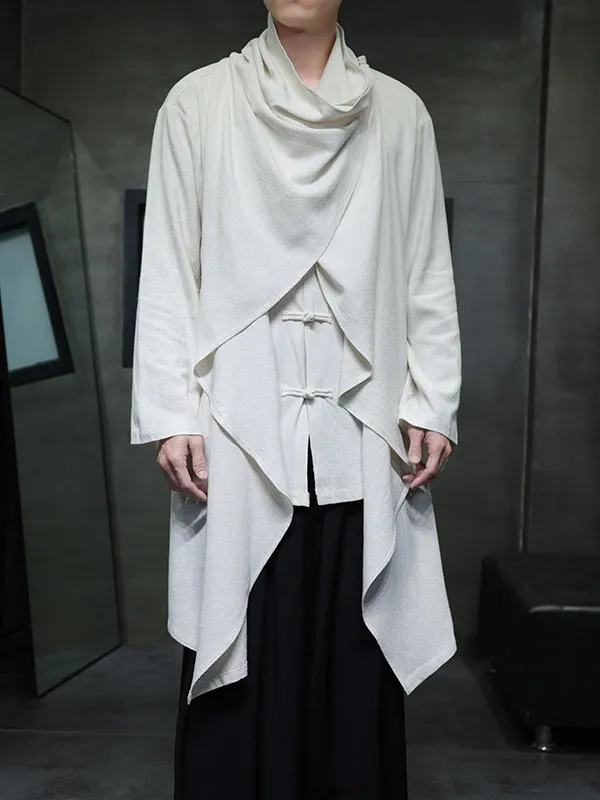 chemise-en-coton-et-lin-grande-taille-pour-homme-style-decontracte-zen-bouddhiste-faux-deux-pieces-vetement-traditionnel-chinois-hanfu-coupe-vent