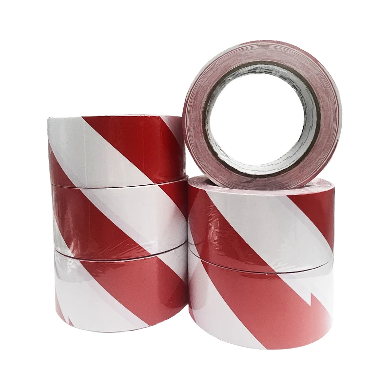 

Safety Stripe Vinyl Tape 767，Red White Color，50.8mm*33m/roll