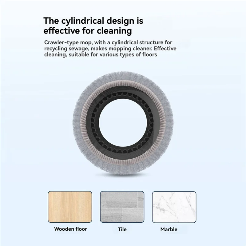 AB43-交換部品 Dreame MOVA Z5 Pro/G20 Master/MOVA G30 Ultra / MOVA G30 Pro 掃除機部品追跡モップクロス