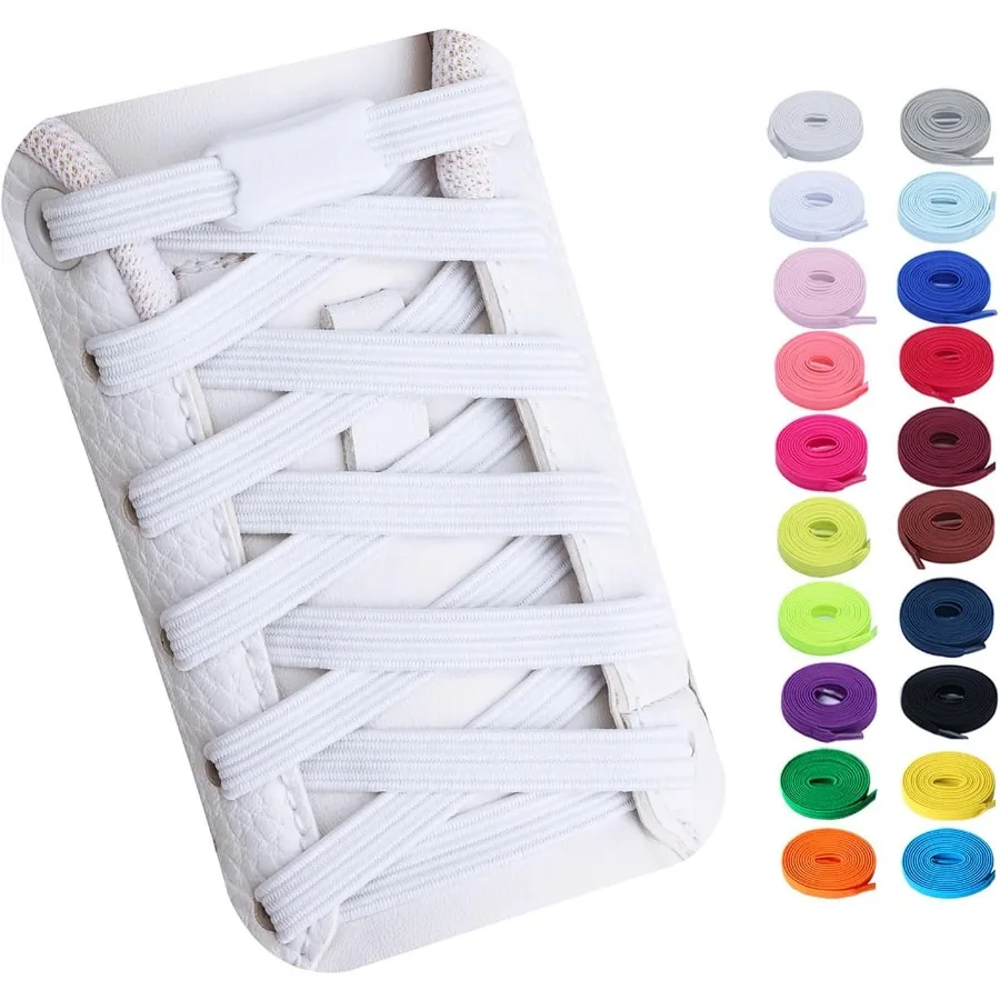 

No Tie Elastic for Adults Adjustable Tieless Shoe Lace