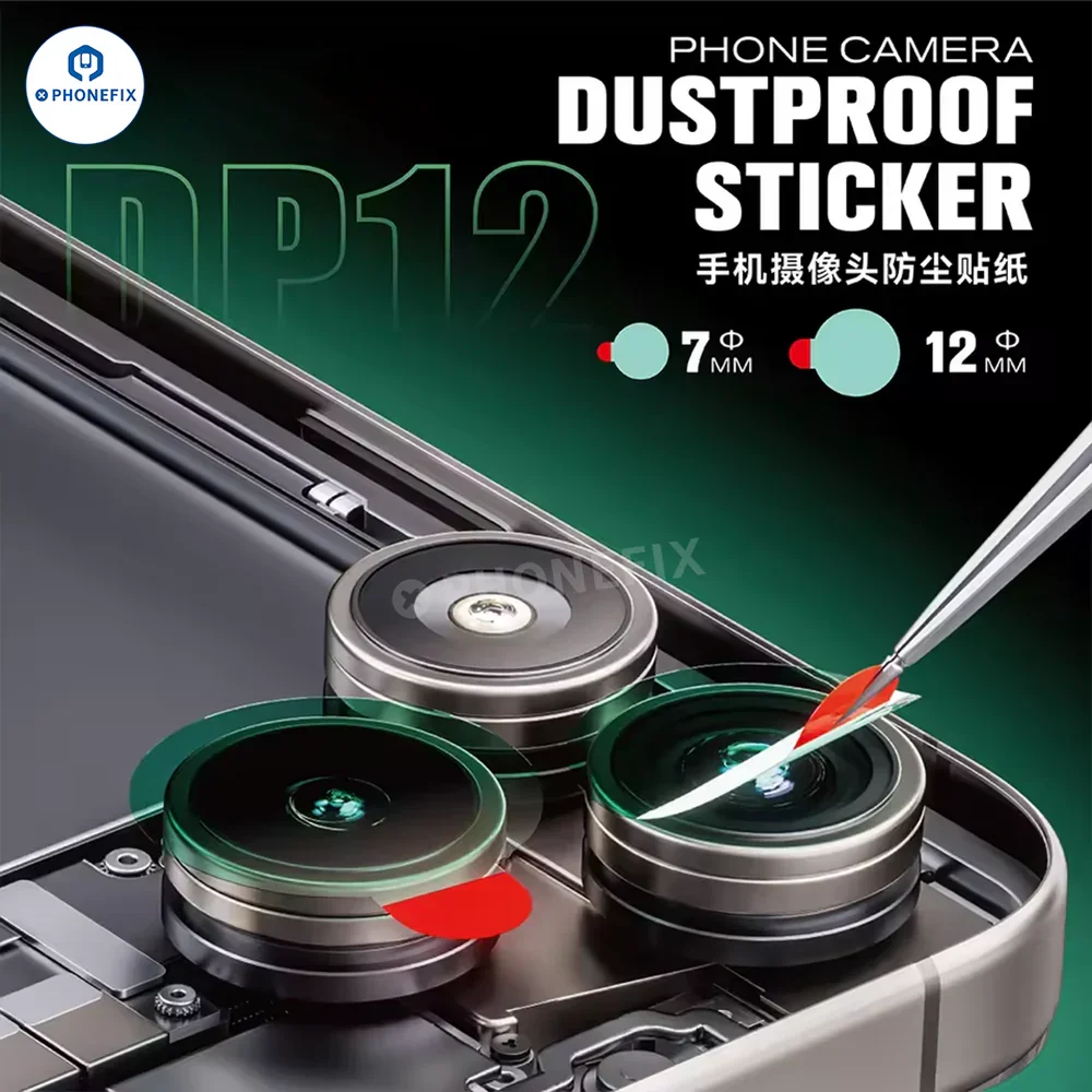 MECHANIC DP12 7/12mm Mobile Phone Camera Lens Guard Film Anti-eflective Coatings Dust Scratches Proof Protecting Sticker Tool