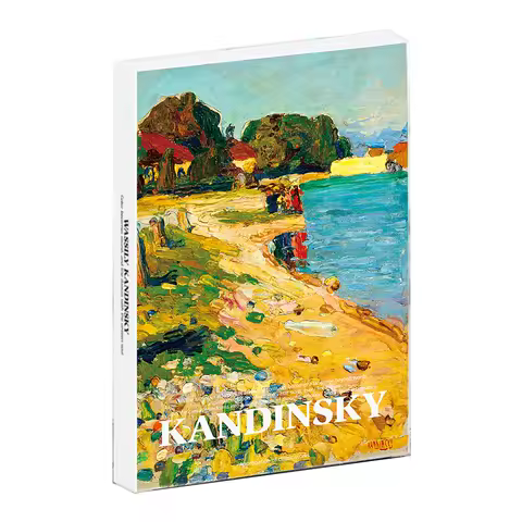 30 Sheets/Box Wassily Kandinsky Vintage Postcard Oil Painting Greeting Card Art Style Message Wish Card For Gift DIY Decoration