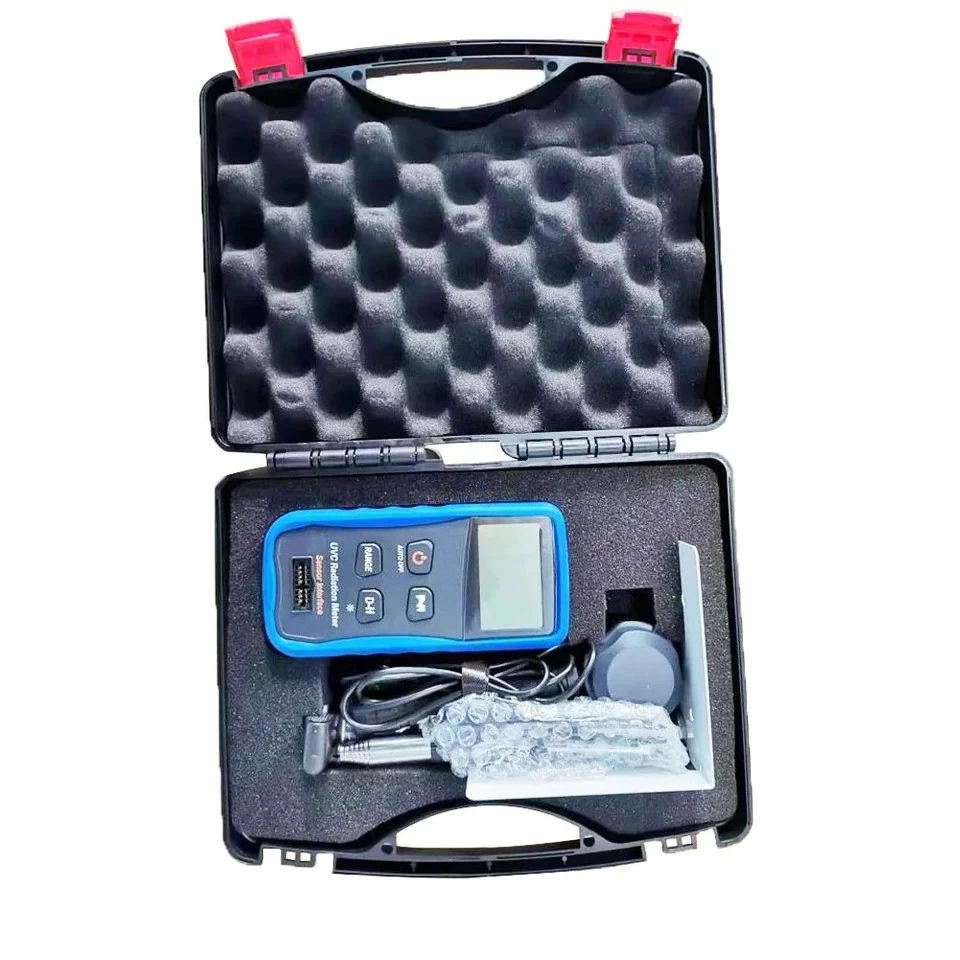 UVC254E UV Radiometer Wide Range 1uW/cm2~39.99mW/cm2 UV Radiation Meter with 248nm-262nm Wavelength 220V 1 Year Warranty