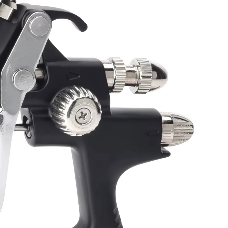 المصنع مباشرة 1.3 مللي متر فوهة HVLP بخاخ طلاء الهواء الصغير البخاخة هوبر الطلاء بندقية رذاذ للسيارات السوداء