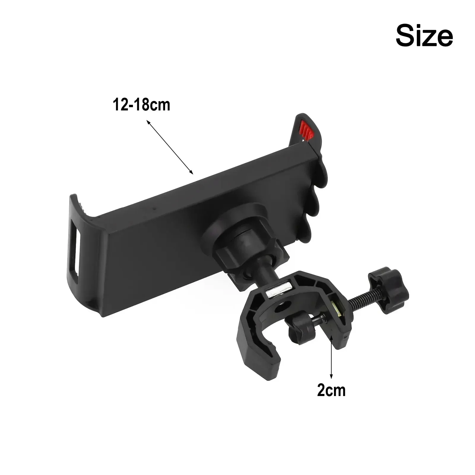 Universal Microphone Stand Mount Holder Adjustable For Cellphone And Tablet Clip For 12cm To 18cm Tablet And Smartphone Devices