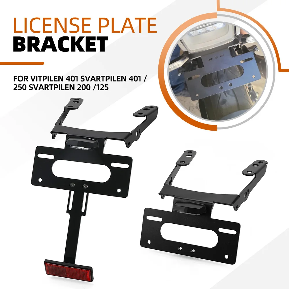 

For Husqvarna VitPilen 401 SvartPilen 401 /250 SvartPilen 200 /125 License Plate Holder Tail Light Bracket Fender Eliminator Kit