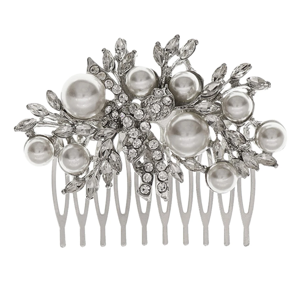 

Retro Alloy Hair Combs Women Elegant Lightweight Bridal Wedding Party Dance Hairstyle Decorative Stylish