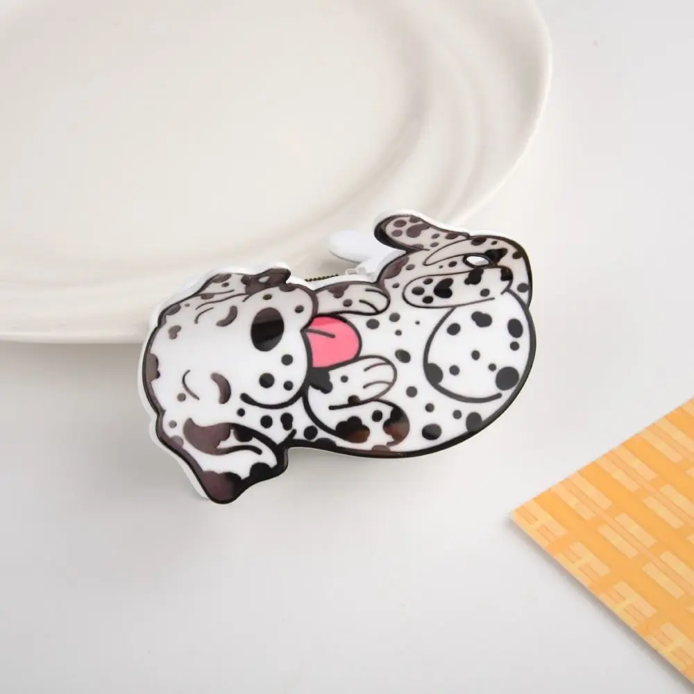 Cute Pet Dog Cute Puppy Hair Grab Dalmatian Poodle Animal Cartoon Hair Claw Headwear Hairpin Acrylic Shark Clip Girls