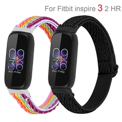 New Braided Nylon Band Loop For Fitbit inspire 3 2 Sports Elastic Watch Bracelet Strap For Fitbit inspire HR