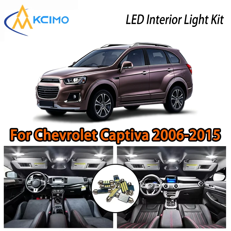 

Two Colors Choice LED Interior Lights For Chevrolet Captiva 2006-2015, Super Bright Car Atmosphere Lamp