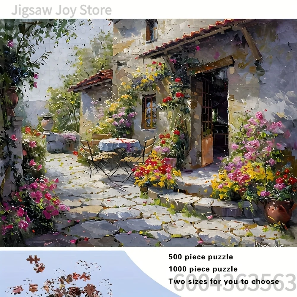 Adults Puzzle 500-2000pcs Painting Style Landscape Colorful Nature Swan Butterfly Retro Car Scene Educational Game Family Gift