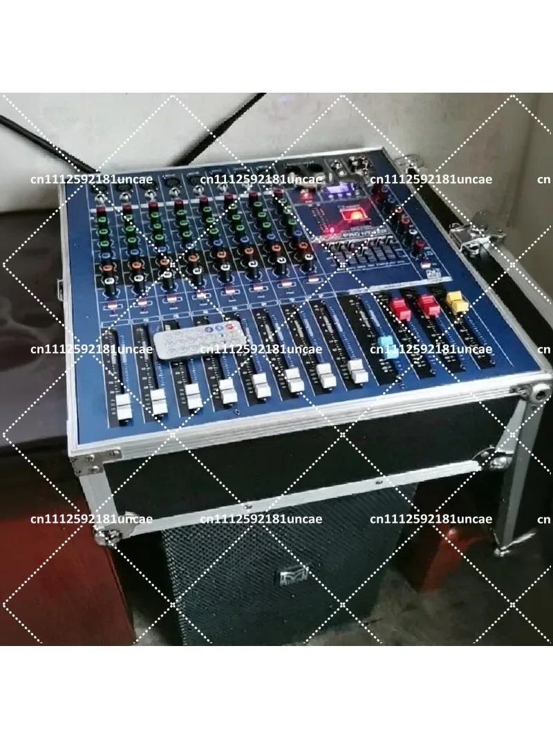 Home Stage Performance Reverb Mixer with Built-in Amplifier, Bluetooth USB Audio Kit